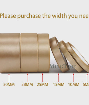 Satijnen Lint 22 Meter - Diverse Breedtes (6mm t/m 50mm) voor Decoratie & Knutselen