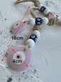 Blauw Turks Oog Hanger met Touw - Decoratie voor Auto, Muur & Huis
