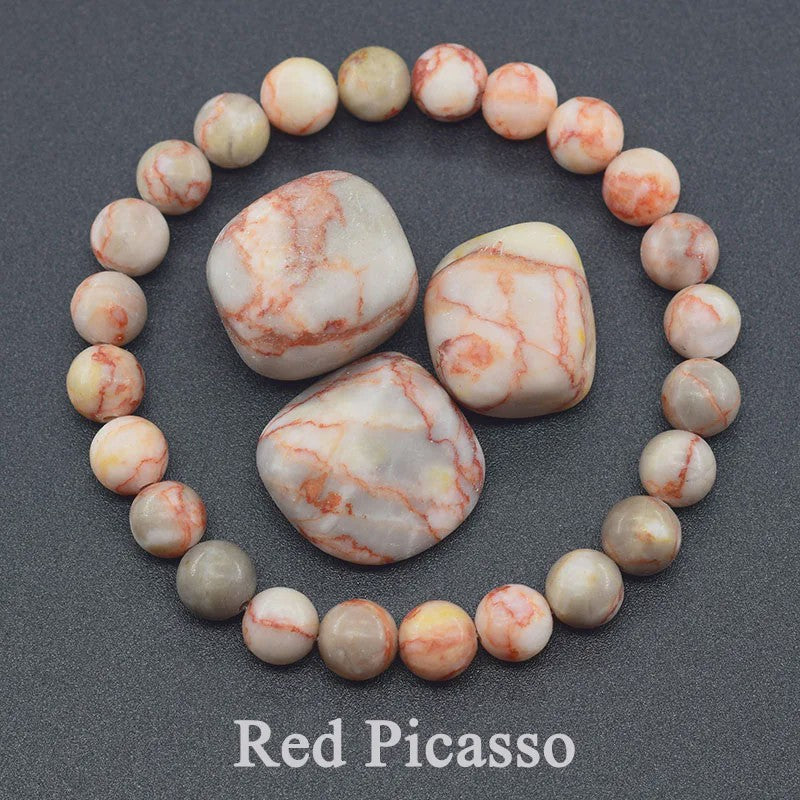 Natuurlijke Blauwe Apatite Kralen Armband - Reiki Energie & Gezondheid