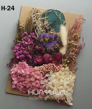 Set Gedroogde Bloemen & Hydrangea voor Ambacht & Decoratie