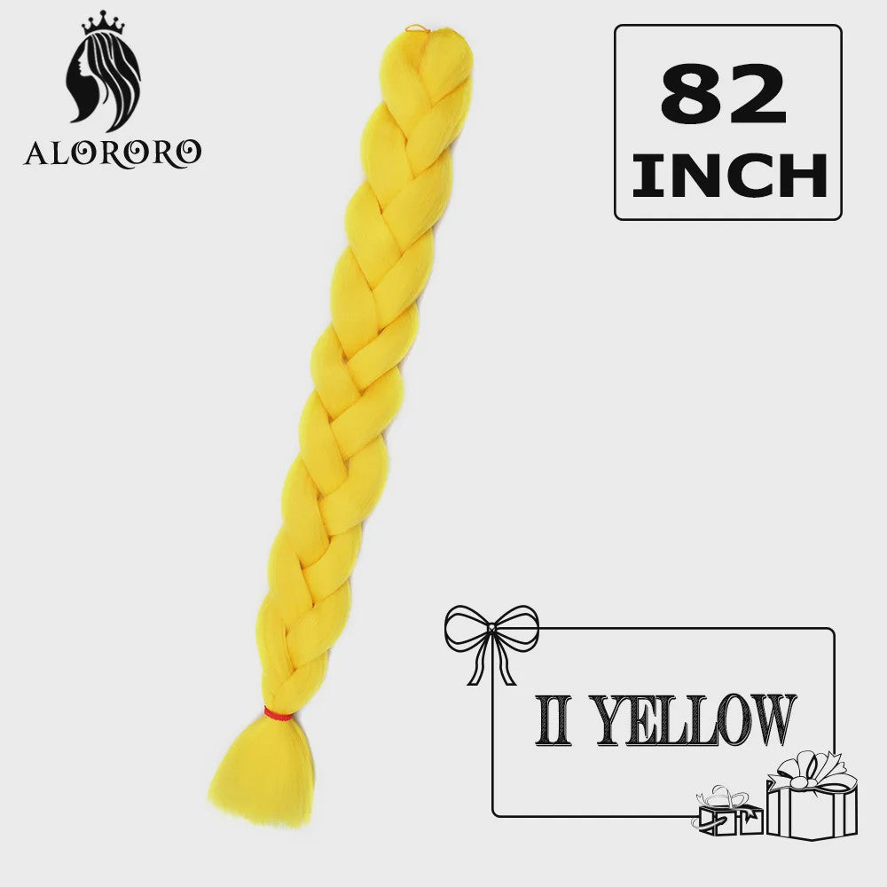 Alororo Jumbo Braids Haarverlenging - 82 Inch Synthetisch Hittebestendig Vlecht Haar
