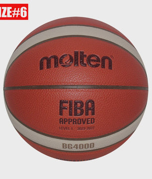 Molten BG3100 Basketbal: Officiële Maat 7, 6, 5 | PU Leer | Indoor & Outdoor Gebruik