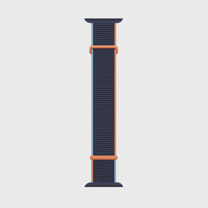 Nylon Sportband voor Apple Watch (38-49mm) - Ademend & Verstelbaar met Klittenband