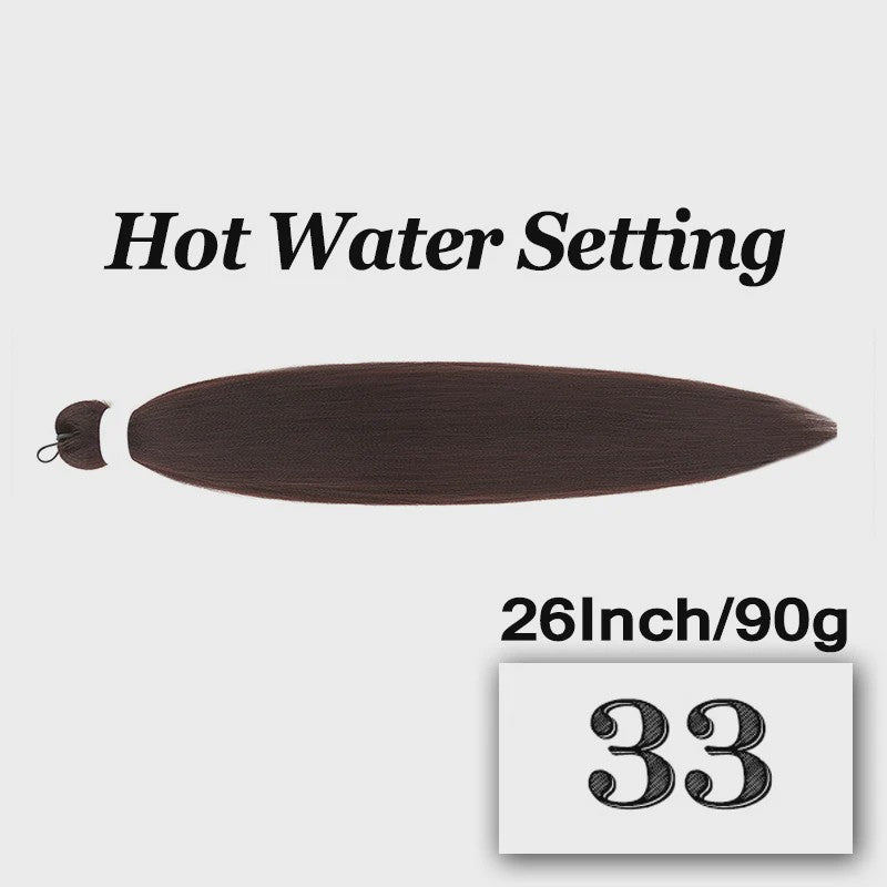 Pre-stretched Braiding Hair 26 Inch - Synthetische Haarverlengingen voor Crochet Braids in Kleuren