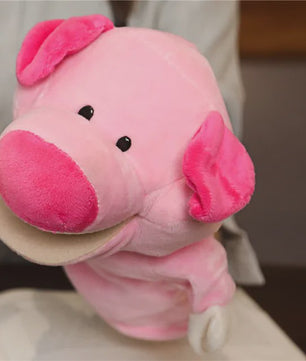 Zachte Pluche Handpoppen - Educatief Speelgoed voor Baby's en Kinderen (Diverse Dieren)