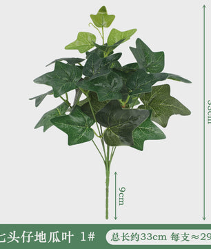 Zijden Schildpadblad Plantenbladeren - Kunstmatige Dieffenbough Decoratie voor Woonkamer