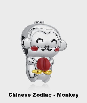 925 Sterling Zilveren Bedel Lucky Cat - Chinees Nieuwjaar & Japanse Stijl Hanger voor Dames Armbanden & Kettingen