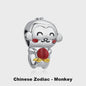 925 Sterling Zilveren Bedel Lucky Cat - Chinees Nieuwjaar & Japanse Stijl Hanger voor Dames Armbanden & Kettingen