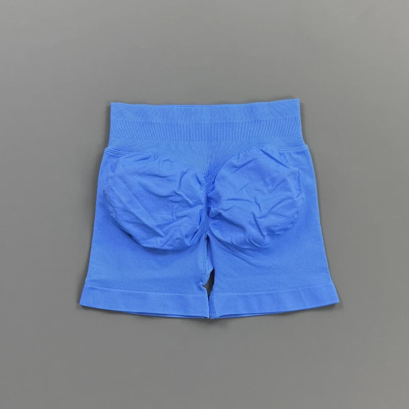 HISTELLO Seamless Biker Shorts Dames - Low Waist Scrunch Butt voor Fitness & Yoga