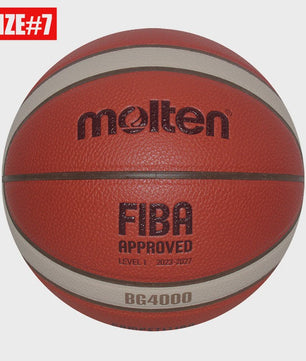 Molten BG3100 Basketbal: Officiële Maat 7, 6, 5 | PU Leer | Indoor & Outdoor Gebruik