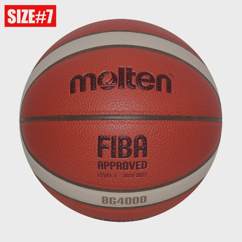 Molten BG3100 Basketbal: Officiële Maat 7, 6, 5 | PU Leer | Indoor & Outdoor Gebruik
