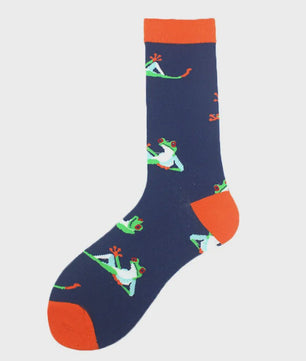 Unisex Happy Socks met Vrolijke Ontwerpen: Dinosaurus, Alien, Haai & Meer