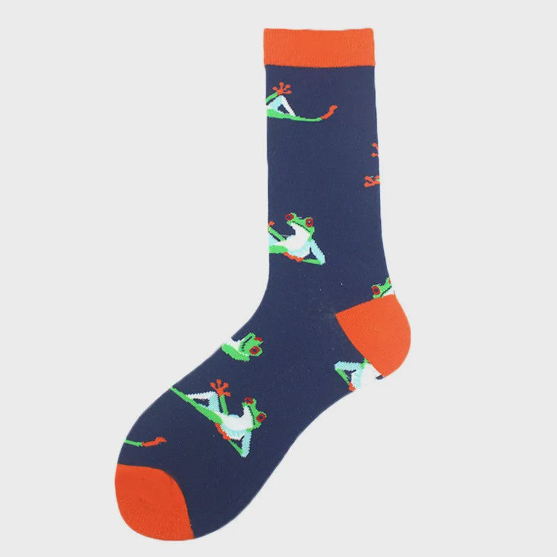 Unisex Happy Socks met Vrolijke Ontwerpen: Dinosaurus, Alien, Haai & Meer