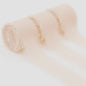 Handgemaakte Satijn Chiffon Lint Set - 3 Rollen van 5m met Rafeleffect voor Bruiloft, Cadeau & DIY Decoratie