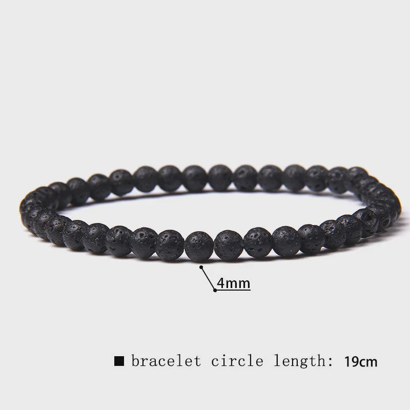 Natuursteen Armband met Kwarts, Kattenoog, Jades & Aquamarijn Kralen - Stretch Bangle voor Dames & Heren