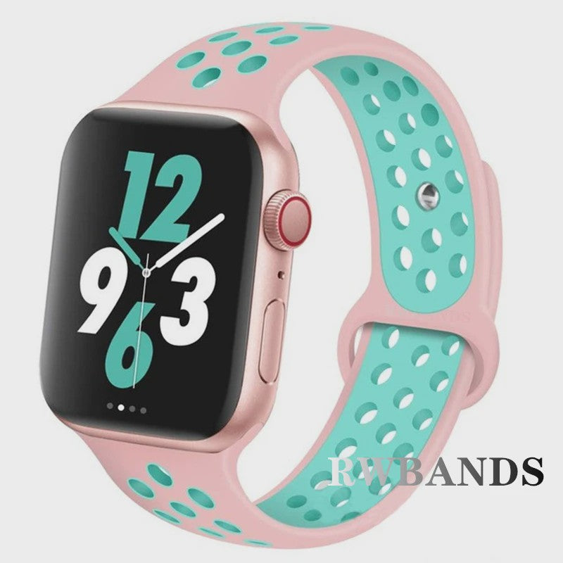 Ademende Sportband voor Apple Watch (38-49mm) - Comfortabele Vervangingsband