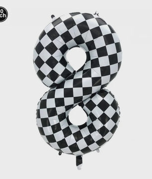 Grote Raceauto Nummer Ballonnen Set - Perfect voor Verjaardagen en Feesten