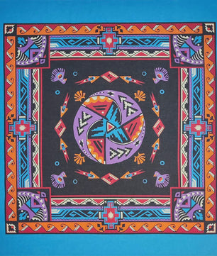 Unisex Katoenen Bandana met Dierenprint & Paisley Motief - Veelzijdig te Dragen