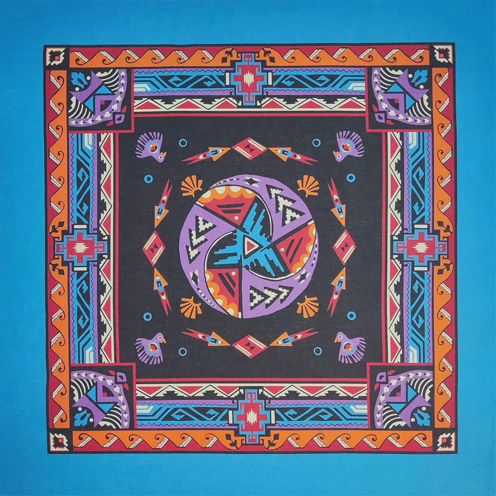 Unisex Katoenen Bandana met Dierenprint & Paisley Motief - Veelzijdig te Dragen
