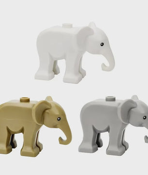 Bouwstenen Dierenpark Scene - Katten, Honden, Vogels, Varkens & Meer - DIY Speelgoed Bakstenen