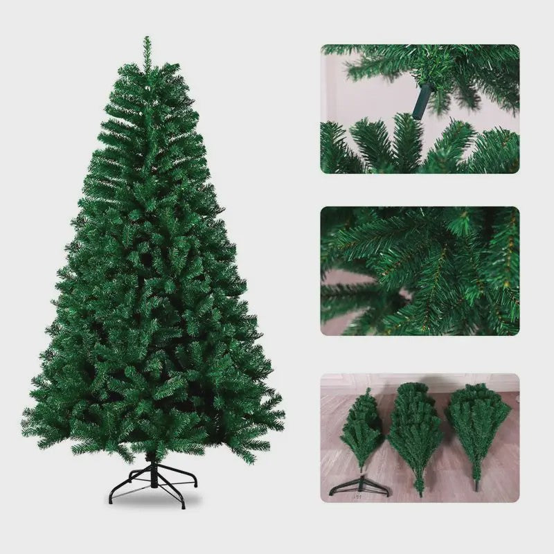 Kunstkerstboom PVC 180cm - Sfeervolle Decoratie voor Kerst en Nieuwjaar