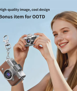 Ourlife Mini Retro Digitale Camera met 1.47 Inch Flip Screen & Sleutelhanger