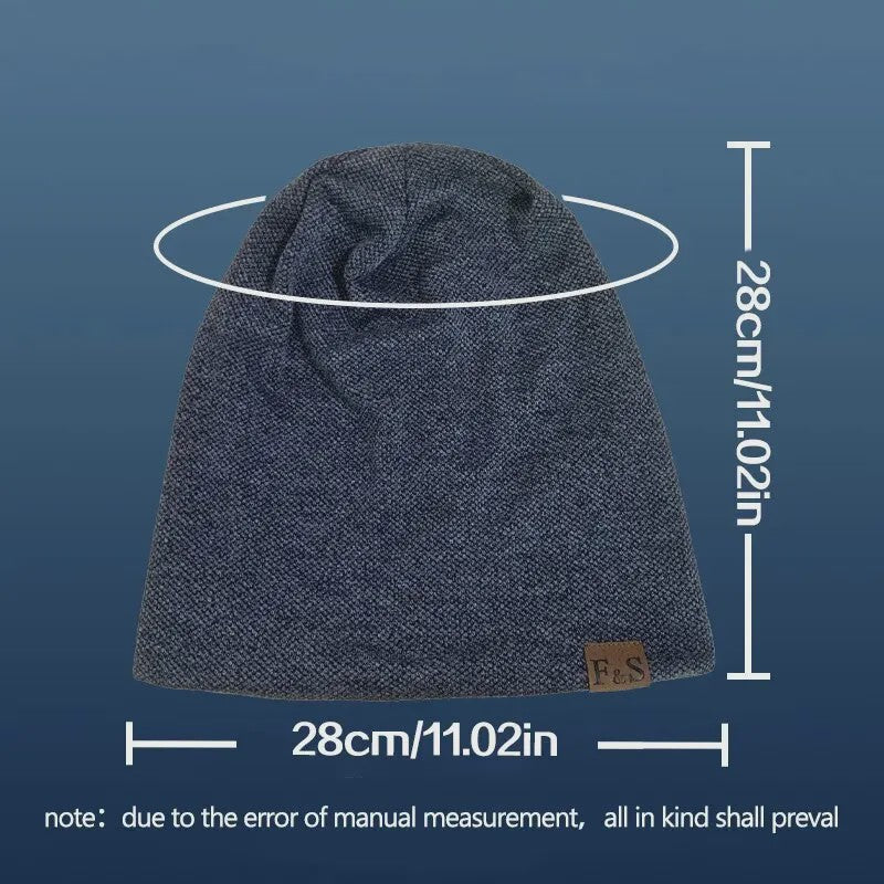Warme Gebreide Beanie Muts voor Heren en Dames - Modieuze Hip-hop Stijl