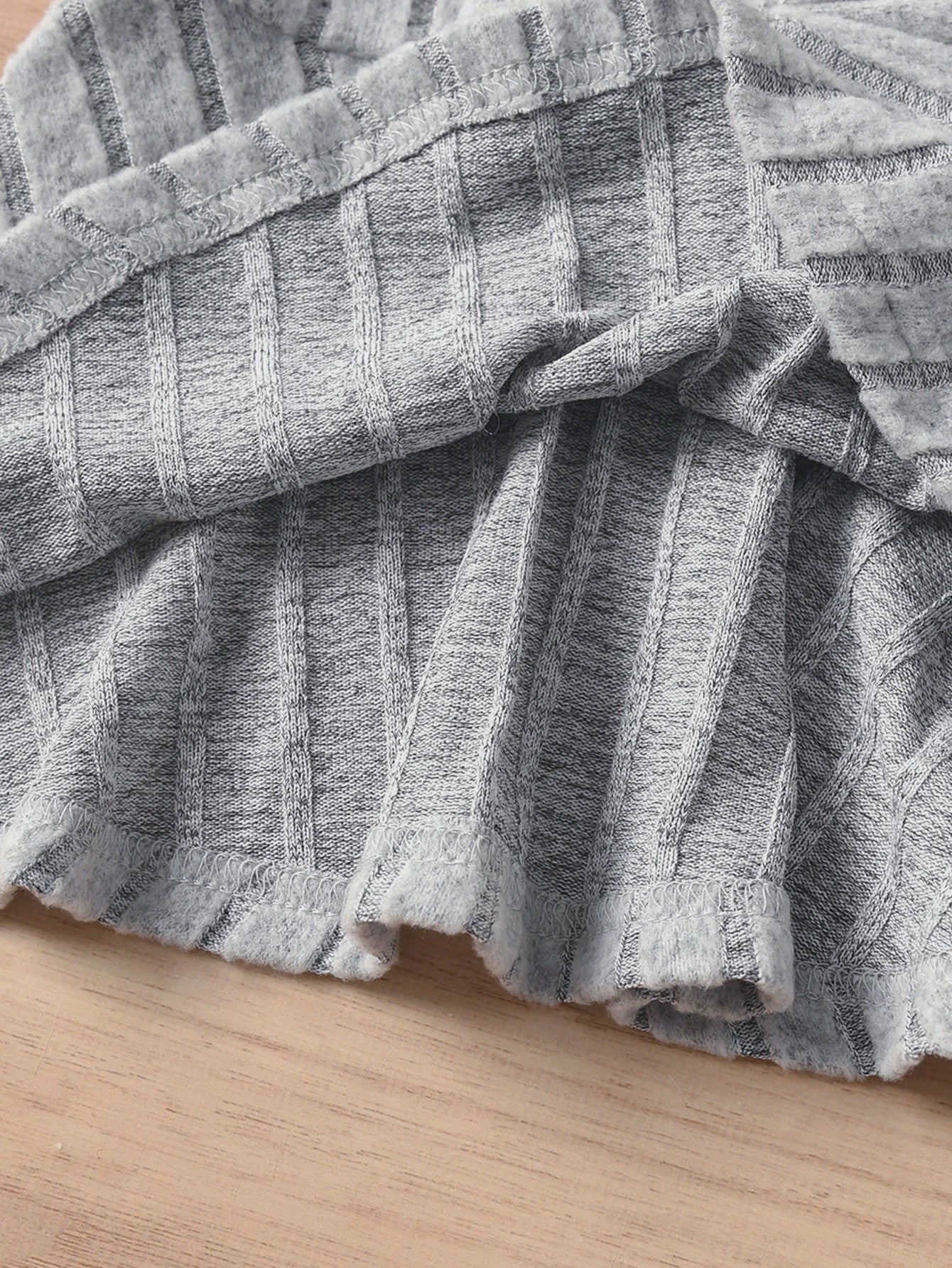Schattig Kinder Meisjes Set: Lange Mouw Top met Strik en Broek