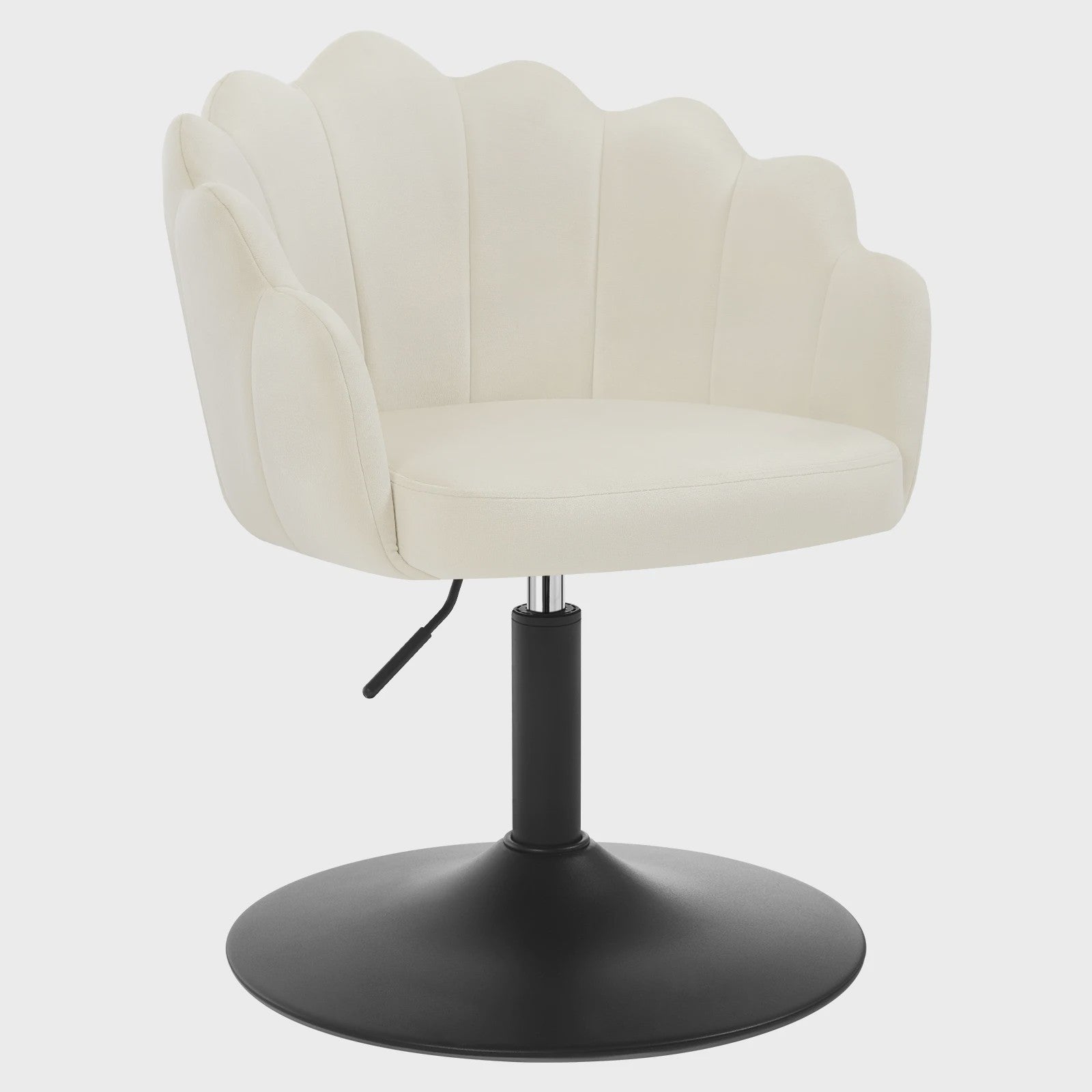 Verstelbare Draaibare Kaptafel Stoel met Rugleuning - Modern Woonkamer Meubel
