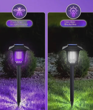 Solar Muggenvanger & Tuinlamp - Waterdicht, Automatisch & Decoratief