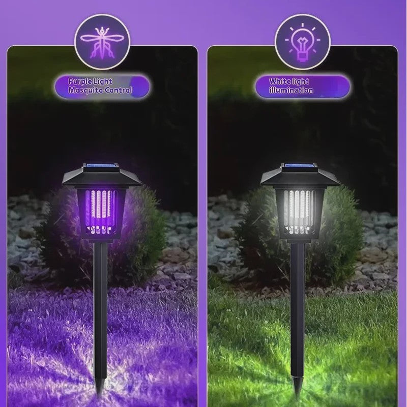 Solar Muggenvanger & Tuinlamp - Waterdicht, Automatisch & Decoratief