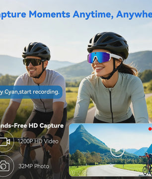 AI Smart Bril met Camera & Bluetooth Audio - 1080P Video, Vertaalfunctie