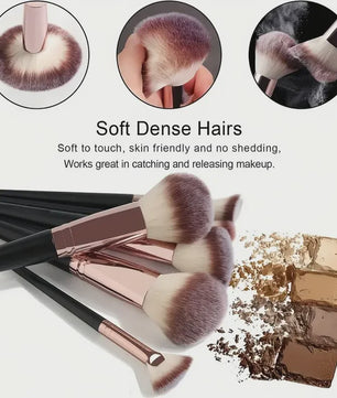 Professionele Make-up Kwasten Set - Zacht & Fluffy voor Foundation, Blush & meer