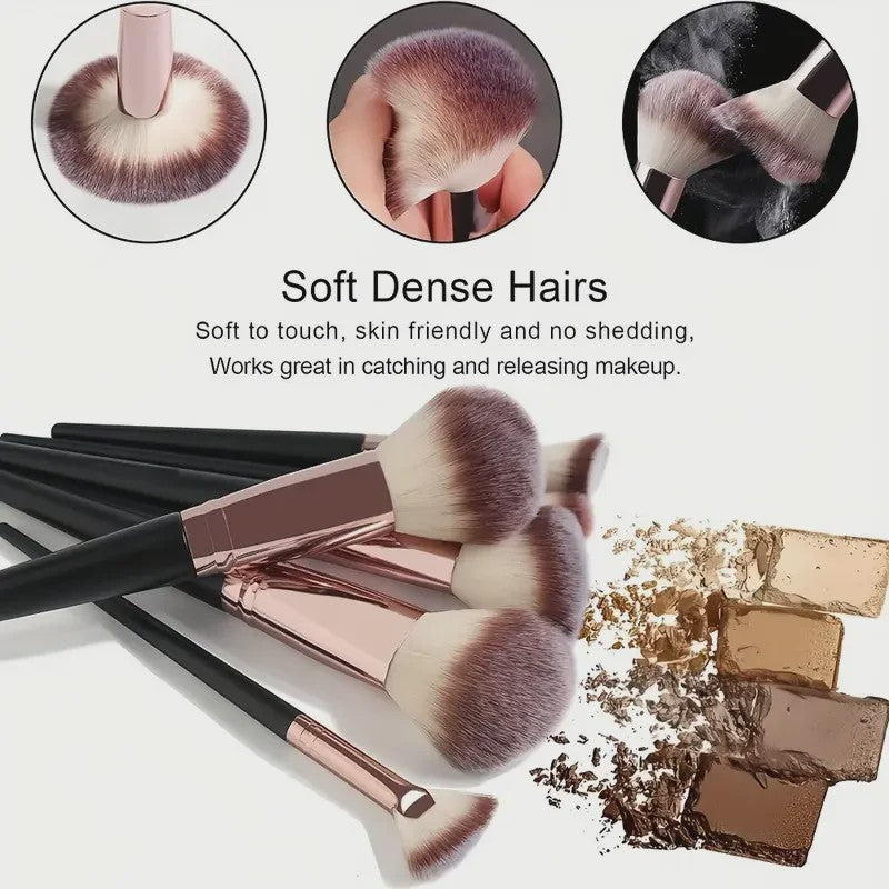 Professionele Make-up Kwasten Set - Zacht & Fluffy voor Foundation, Blush & meer