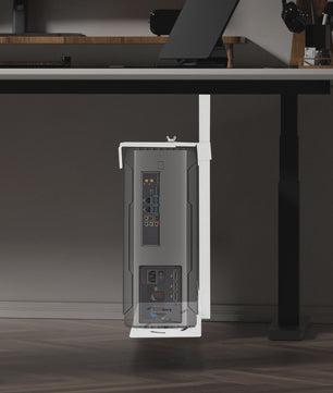 Verstelbare Computer Case Houder voor Onder het Bureau - PC Toren Beugel
