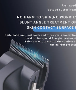 Kemei KM-2296 Oplaadbare Baardtrimmer & Lichaamstrimmer voor Mannen - Draadloos & USB