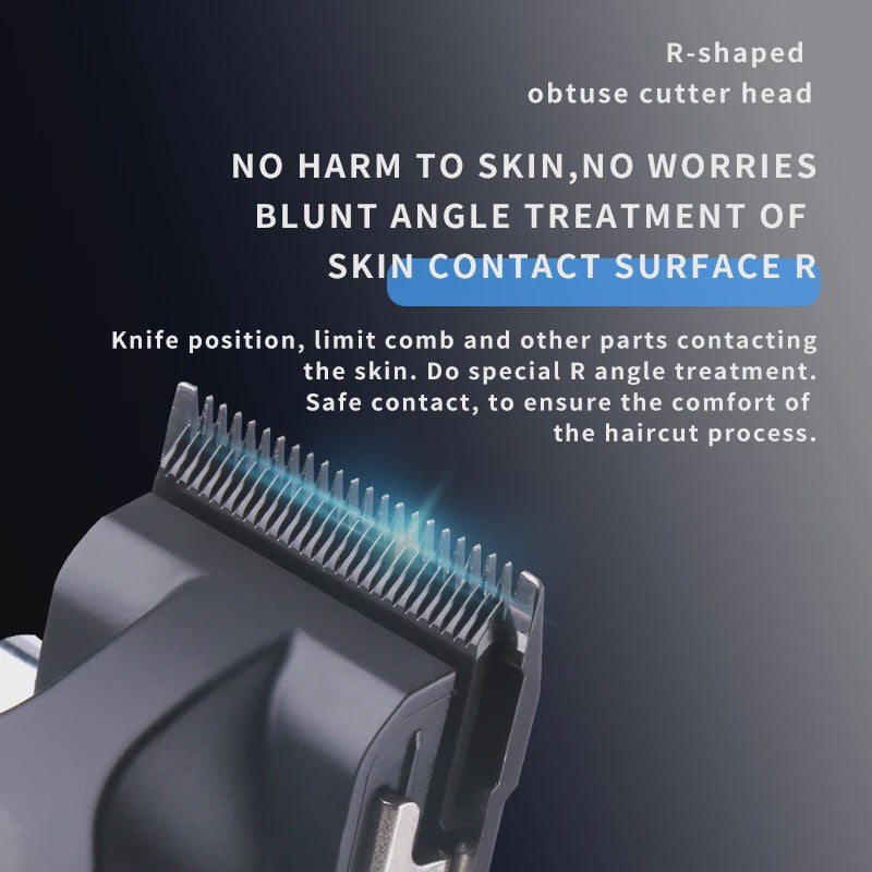 Kemei KM-2296 Oplaadbare Baardtrimmer & Lichaamstrimmer voor Mannen - Draadloos & USB