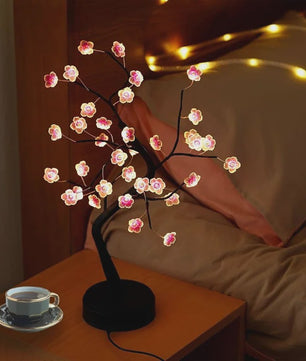 Bloesem Boom Nachtlamp - Sfeervolle LED Decoratie met USB/Batterij & Touch Switch