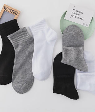 5 Paar Heren Sokken - Comfortabel, Ademend & Veelzijdig voor Zakelijk, Casual en Sport