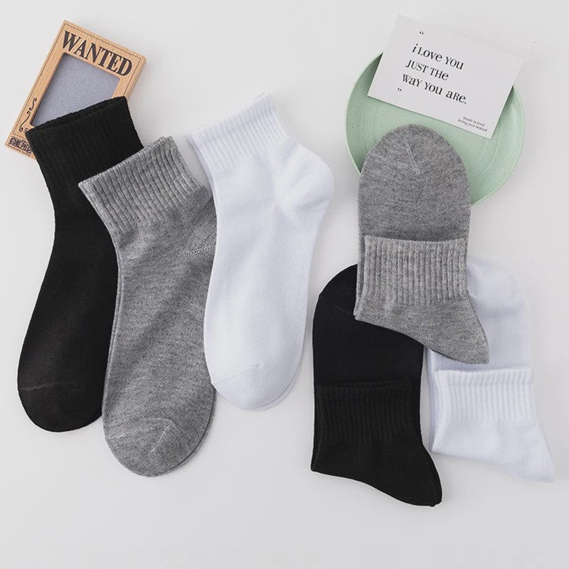 5 Paar Heren Sokken - Comfortabel, Ademend & Veelzijdig voor Zakelijk, Casual en Sport