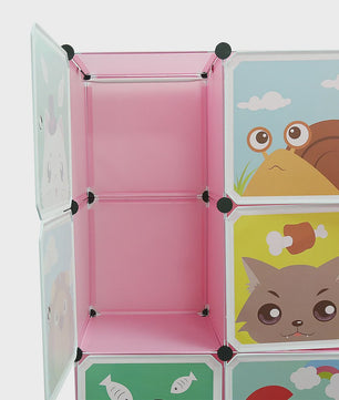 Kinder Kledingkast Uitbreidbaar met Deuren & Hangers - 111x37x147 cm