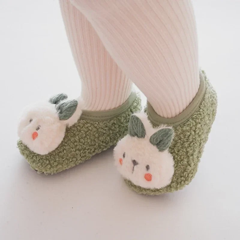 Schattige Konijn Pluche Slofjes voor Kinderen - Zacht & Antislip Binnenshuis