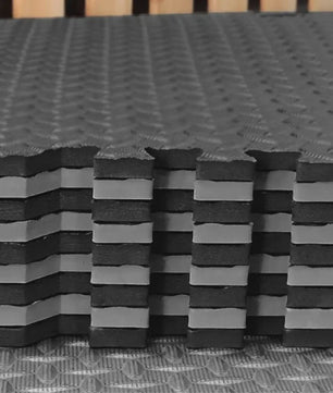 Set van 8 of 16 Antislip Fitness Tegels - Beschermende Vloermatten voor Yoga, Krachttraining & Home Gym