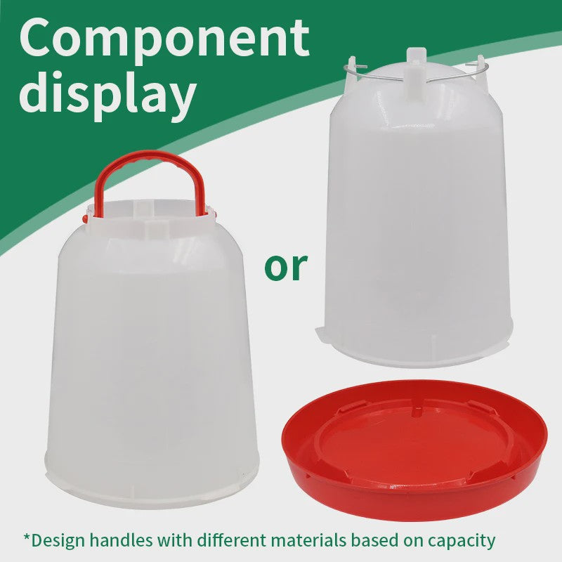 Automatische Kippen Drinkbak - Plastic Voederapparaat - Diverse Maten (1L t/m 18L)