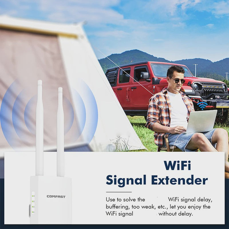 COMFAST 1200Mbps Outdoor WiFi AP met Hoge Kracht & POE - IP66 Waterdicht