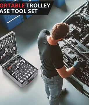 Uitgebreide 799-delige Gereedschapskist op Rolkoffer - Handgereedschap Set voor Huis, Auto & Mechanica