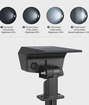 59 LED Solar Spotlight - Waterdichte Tuinlamp met Grondpin & Automatische Verlichting