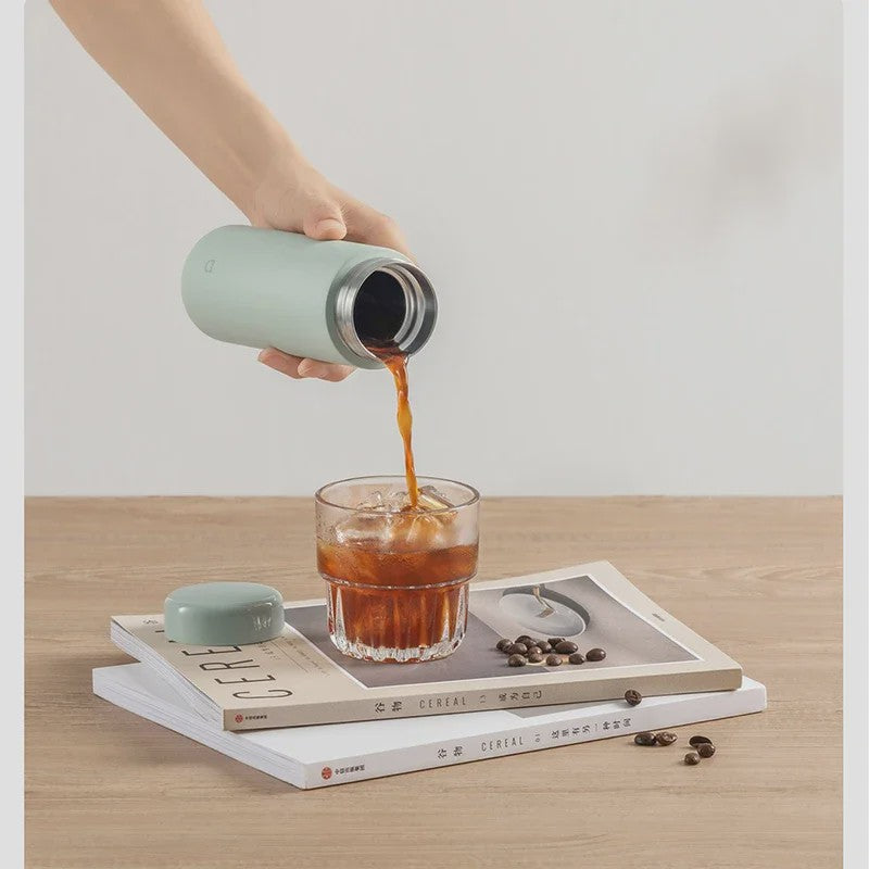 Mijia Thermos Pocket 350ml RVS Vakuumfles - Houdt Drankjes Warm & Koud, Ideaal voor Reizen