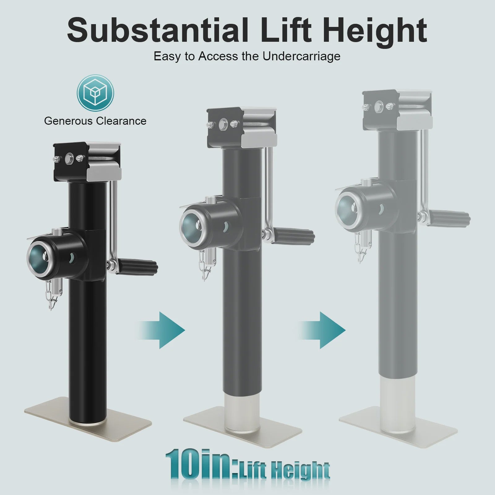 Robuuste Handlier Krik - 450kg Hefcapaciteit, 26cm Hefhoogte voor Auto-onderhoud