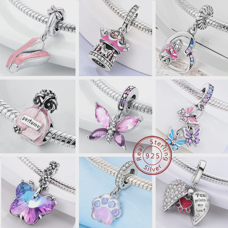 Zilveren Bedel 925 Sterling Zilver - Dangle Bedel voor Armband - DIY Sieraden Maken